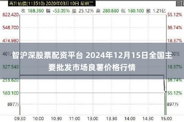 智沪深股票配资平台 2024年12月15日全国主要批发市场良薯价格行情