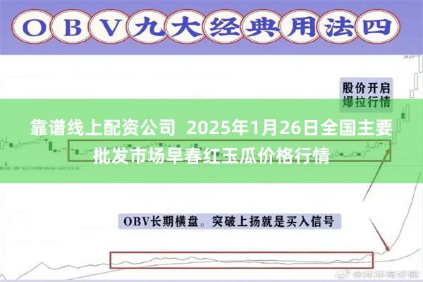 靠谱线上配资公司  2025年1月26日全国主要批发市场早春红玉瓜价格行情